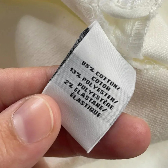 Lafayette 148 White Cropped Pant 24W - Picture 11 of 12